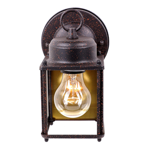 Lampe murale extérieure carrée en alliage d'aluminium noir, verre trempé, ampoule LED 110-240V, lumière de jardin étanche, garantie 10 ans, dimmable - Product Image 5