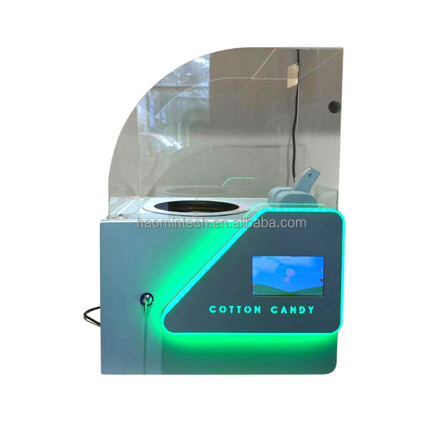 MG221 Semi-Automatic Cotton Candy Vending Machine in Macaroon Colors