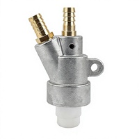 Pistolet de sablage pneumatique de type C Born Machinery, buse en carbure de bore, aspiration Venturi, installation facile, sablageur stable