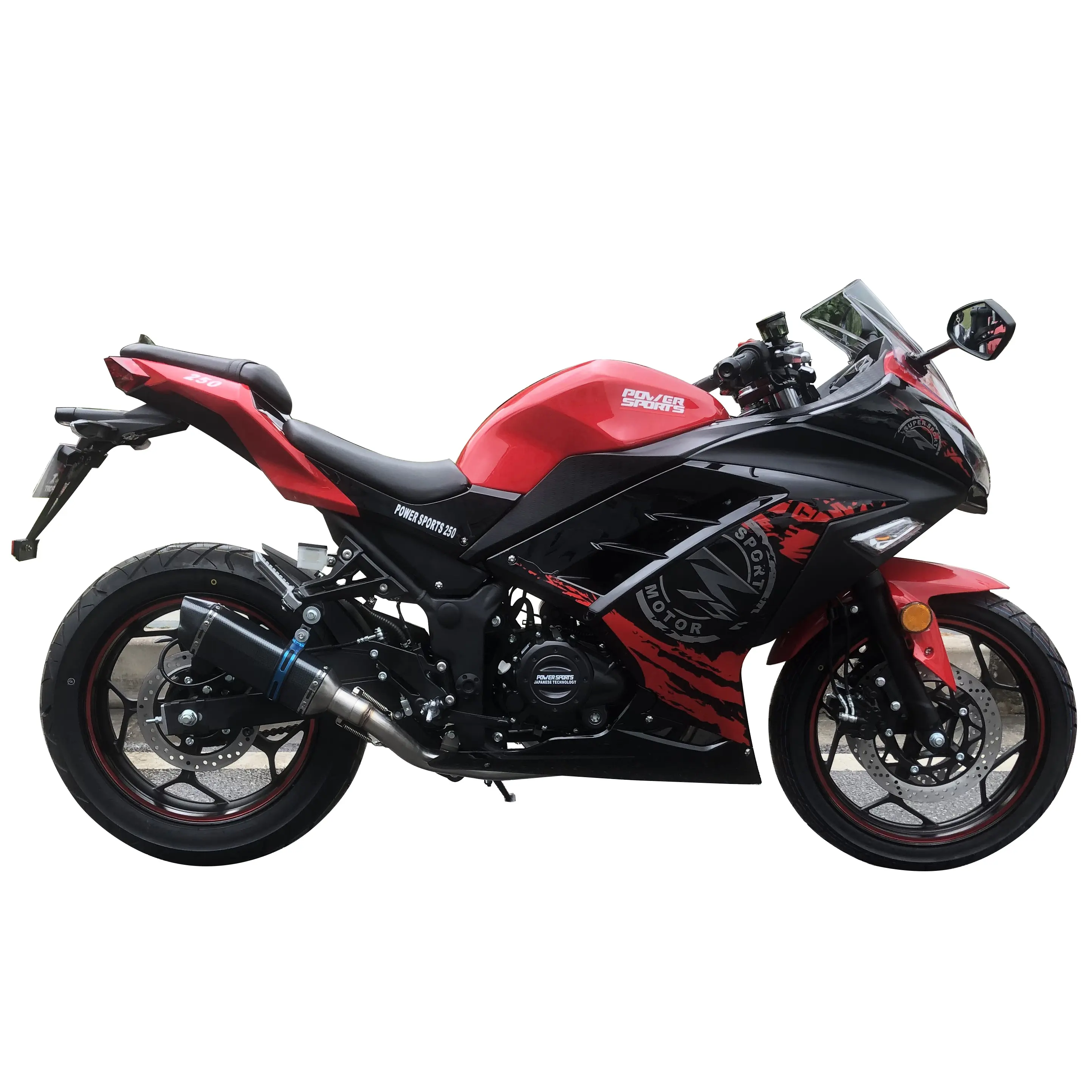 Motor de Gas ABS EFI para motocicletas de carreras, nuevo adhesivo de color, 200 CC, 250 CC, 400 CC, refrigeración por agua, novedad