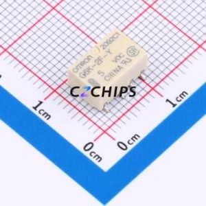 G6K-2F-Y-DC5 Signal Relay Relay 5V 2 Changeover: 2C (DPDT-Changeover)::: 60V-DC/125V-AC Silver + Gold Plated - Product Image 1