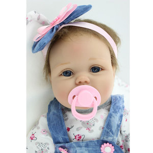 Poupée nouveau-né réaliste de 55 cm, cadeau pour garçon, poupées <span class=keywords><strong>reborn</strong></span>, jouets pour bébés, poupées <span class=keywords><strong>reborn</strong></span> en silicone souple réalistes - Product Image 2