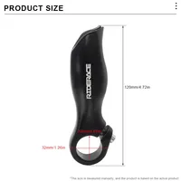 RIDERACE Guidon auxiliaire de vélo, barre de repose pour VTT, guidon en forme de corne de taureau, accessoires de vélo
