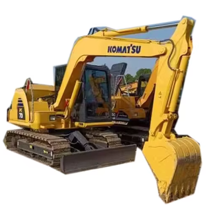 Mini-excavatrice Komatsu PC70 d'occasion, mini-excavatrice Komatsu, construction, 7 tonnes, machinerie d'occasion, pompe hydraulique Shimadzu - Product Image 2