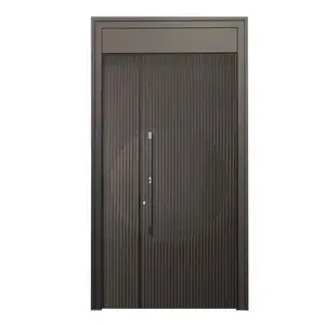 Высокое качество оптовая продажа итальянский стиль бронированные двери вход алюминиевые двери безопасности