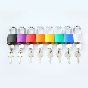 Cadenas en aluminium à manille en acier de 38mm Verrouillage du produit clé Serrures en aluminium gravées antirouille - Product Image 5