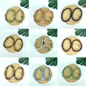 Prix de gros 8mm Chakra Rock Spiritual Crystal Healing Stones Natural Citrine clear Amethyst Rose Quartz Crystal Bracelet - Product Image 4