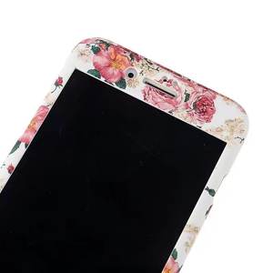 360องศาดอกไม้หินอ่อนหินทาสีเคสป้องกันเต็มรูปแบบสำหรับ <span class=keywords><strong>iPhone</strong></span> 11 12 Pro Xs Max XR X <span class=keywords><strong>7</strong></span> <span class=keywords><strong>Plus</strong></span> ฝาครอบโทรศัพท์พลาสติกแข็ง - Product Image 2