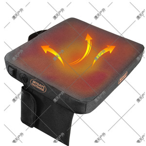 Mydays Outdoor Heated Seat <b>Cushion</b> Khaki <b>Rectangular</b> With Three Temperature Settings For Camping - Product Image 3