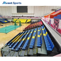 Avant Sports Télescopique Tribune Rétractable Gym Sièges Intérieur Basketball Avant-pliant Stade Siège Chaises Gradins Mobiles