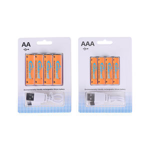 Marca sharxell 1,5 V 1100mwh Baterías recargables USB Batería de litio doble A Paquete de batería flexible - Product Image 3