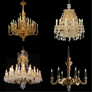 Jewellerytop french classical lighting luxury lights victorian pendant light baroque antique bronze chandelier glass chandelier