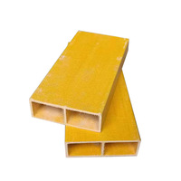 Viga de Fibra de Vidrio Suministrada de Fábrica, Viga FRP, Perfiles Pultruidos FRP para Estructura de Soporte de Torre de Refrigeración