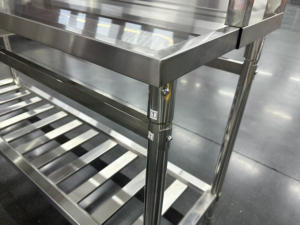 Évier utilitaire autonome en acier inoxydable Évier commercial à une cuvette avec égouttoir et étagères - Product Image 6