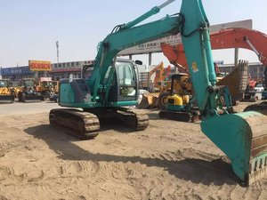 Used Japan SK135SR Kobelco Crawler Escavator, Cheap Crawler <b>Excavator</b> 13 Ton Digger SK 135 for Sale in Shanghai - Product Image 2