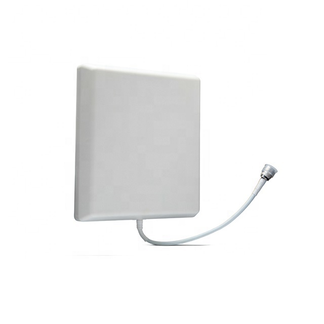 Factory price 800~2500mhz 8/9dbi high gain indoor external flat patch panel communication antenna for signal booster repeater