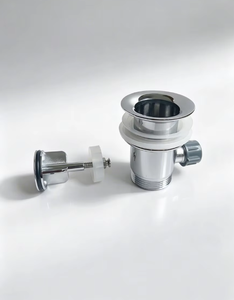Kit completo de válvula de desagüe emergente cromada moderna con rosca estándar de EE. UU. para lavabo de <span class=keywords><strong>baño</strong></span>, ideal para gabinetes de tocador de hotel. - Product Image 1