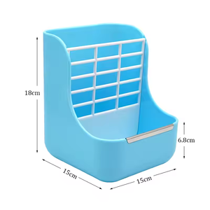 Nuovo Mangiatoia per Porcellini d'India e Criceti, Rastrelliera per Fieno in Plastica per Conigli, Alimentatori per Animali - Product Image 4