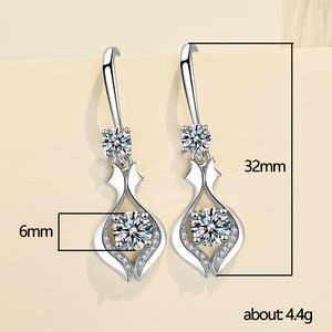 Eleganti Orecchini Pendenti a Goccia per Donne, Accessori per Orecchie Medi Lunghi per Uso Quotidiano - Product Image 5