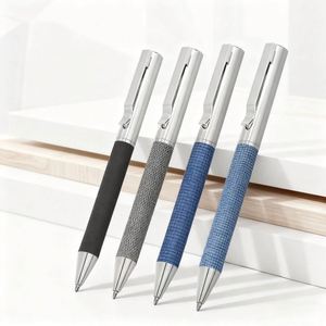 Bolígrafo de Metal de Lujo en Oferta con Logotipo, Bolígrafo de Firma Empresarial de Alta Calidad con Cuero PU, Bolígrafo Personalizado para Regalos Corporativos - Product Image 2