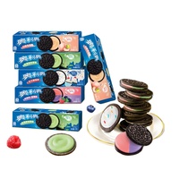 Biscuits Oreo en marque privée, chocolat, vanille, fraise, matcha, mangue, beurre, emballés individuellement, en vrac, en-cas