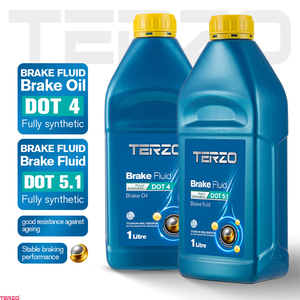TERZO Haute Performance DOT 5.1 <span class=keywords><strong>Liquide</strong></span> <span class=keywords><strong>de</strong></span> <span class=keywords><strong>Frein</strong></span> 1L Huile <span class=keywords><strong>de</strong></span> Base <span class=keywords><strong>Liquide</strong></span> pour Voitures Lot <span class=keywords><strong>de</strong></span> 16 Pièces par Boîte Lubrifiant Premium - Product Image 1