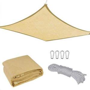 Vela de Sombra Rectangular Ondulada de HDPE Oxford Tejido, Producción Profesional de Fábrica, para Pérgola <span class=keywords><strong>Romana</strong></span> Retráctil - Product Image 1