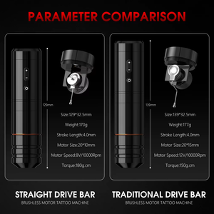 Máquina <span class=keywords><strong>de</strong></span> <span class=keywords><strong>Tatuaje</strong></span> Inalámbrica Profesional XNET Sol Nova, Recargable, con Carrera <span class=keywords><strong>de</strong></span> 4mm, para Artistas - Pistola Eléctrica para Arte Corporal - Product Image 4