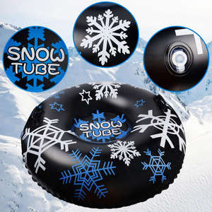 Winter Pvc Wholesale Rugged Plastic <b>Snow</b> Tube Inflatable Black <b>Snow</b> Tube Foam <b>Snow</b> <b>Sled</b> - Product Image 2