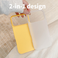 Casing ponsel jeli warna-warni, pelindung telepon genggam Anti jatuh warna permen udara untuk iPhone 16 15 14 13 12 11 Pro Max 17