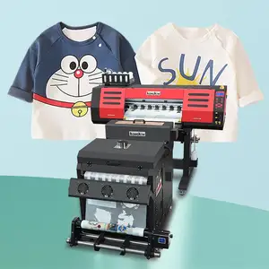 2023 stampante più venduta dtf fornisce una macchina da stampa digitale per magliette da 60cm per negozio di stampa di magliette per vestiti