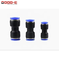 Raccords pneumatiques en plastique Airtac Type PU PUC PCF 6mm 8mm 10mm 12mm Connexion rapide Tube Connecteur Encliquetable pour outils pneumatiques