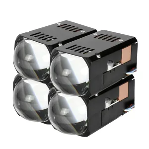 Super Bright Mini 1.8 Inch Bi LED Laser Projector Lens High Low Beam Light Matrix Modules Car Headlight