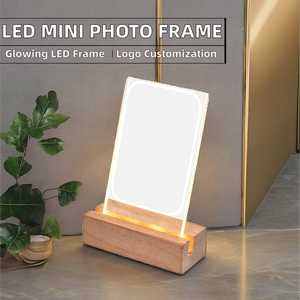 <span class=keywords><strong>Cadre</strong></span> <span class=keywords><strong>photo</strong></span> lumineux acrylique Led lumière support <span class=keywords><strong>en</strong></span> bois Mini <span class=keywords><strong>cadre</strong></span> <span class=keywords><strong>photo</strong></span> <span class=keywords><strong>en</strong></span> plastique d'art pour afficher des souvenirs - Product Image 2