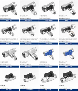 Hợp Kim Kẽm Brass Thức Ăn Nước <span class=keywords><strong>Adapter</strong></span> 1/2 ''Để 1/4' 'Vòi Nước Tap Lọc Bóng Van Tee Kết Nối - Product Image 6