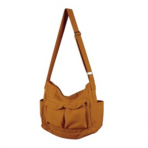 China Blank <b>Canvas</b> Wholesale <b>Tote</b> <b>Bag</b> <b>Canvas</b> Shoulder <b>Bag</b> Crossbody Purse Strap Women Cotton Portable Travel Handbag - Product Image 1