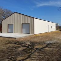 Bâtiment d'entrepôt en acier préfabriqué résistant aux intempéries pour le stockage industriel et la logistique