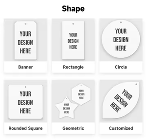 Dropshipping etiquetas de columpio de moda personalizadas boletos de columpio de cartón para ropa - Product Image 5