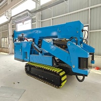 16-Tonnen-Mini-Raupenkran, kompakter Spinnenkran, ferngesteuert, hydraulisch, Diesel/Elektro, hohe Hubhöhe, hohe Effizienz