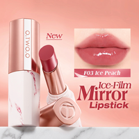 Rouge à lèvres de luxe pour femmes, fini brillant, végétalien, haute pigmentation, couleur intense, effet mat, longue tenue, fini velours