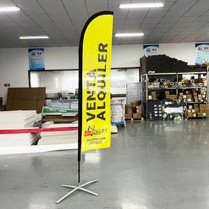Venta Directa <span class=keywords><strong>de</strong></span> Fábrica, Banderas <span class=keywords><strong>de</strong></span> Plumas Personalizadas para Publicidad Exterior, Grandes Banderas <span class=keywords><strong>de</strong></span> <span class=keywords><strong>Marketing</strong></span> con Base, Asta y Bandera - Product Image 2