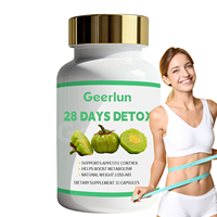 Capsules Détox 28 Jours de Fabrication OEM, Efficace, Super Minceur, Contrôle Naturel de l'Appétit, Puissant Complément Alimentaire pour la Perte de Poids