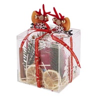 Boîte à bonbons en acrylique écologique moderne personnalisée, boîte carrée transparente avec couvercle pour un poids léger