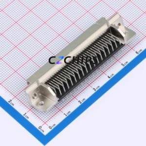 5174225-5 D-Sub/VGA Connector Bent Lead Through Hole Connector 68P Right Angle Insert 2 - Product Image 2