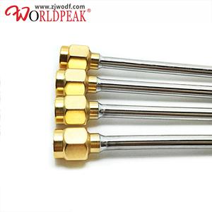 RF pigtail SMA colokan jantan untuk Gratis ujung terbuka dengan 086 rg401 rg402 rg405 perakitan kabel koaksial tembaga semi-kaku - Product Image 6