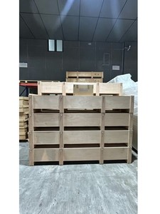 Custom Collapsible Plywood Wooden Case With Pallet Base | Nail-Free Disassemble Shipping <b>Crate</b> & Export Plywood Pallet - Product Image 3
