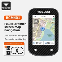 TOSUOD Capteur GPS intelligent avec écran tactile couleur pour vélo de route et VTT, avec fonction de navigation et de suivi des performances