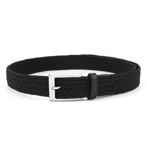 <span class=keywords><strong>Ceinture</strong></span> de sangle en Polyester tricotée pour hommes, élastique tressé, unisexe, extensible, tissé, de haute qualité, 2501 - Product Image 4