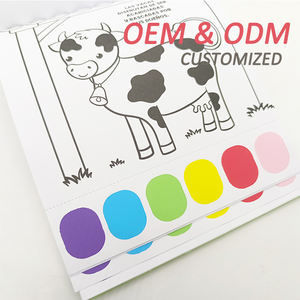 益智玩具diy绘画儿童亚克力彩绘水彩纸书 - Product Image 1