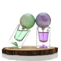 Vente en gros de flacons MINI de 15 ml avec estampage à chaud doré, flacon de parfum vide, flacon de parfum personnalisé avec logo, flacon vaporisateur avec bouchon en résine